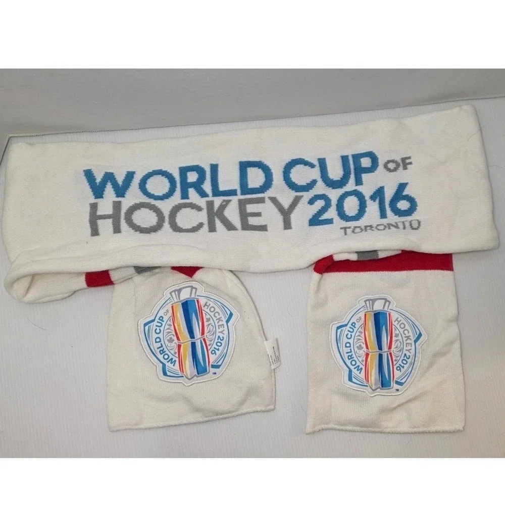 2016 World Cup‎ of Hockey Toronto Knit Scarf Scotiabank NHL Fan Gear